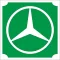 Csillámtetoválás sablon - Mercedes 129