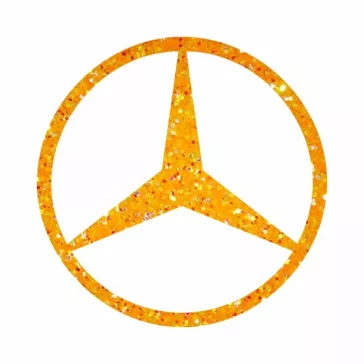 Csillámtetoválás sablon - Mercedes 129