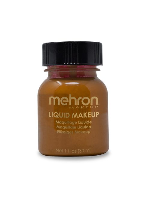 Mehron Liquid Makeup Sable Brown (30ml) – Sötétbarna folyékony smink, airbrush testfesték