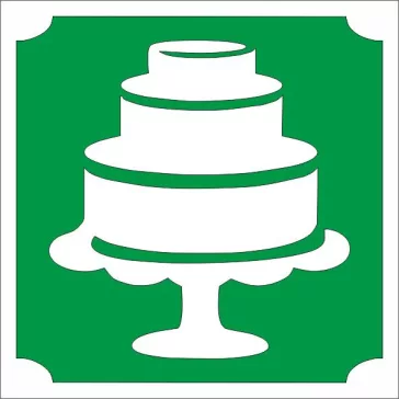 Csillámtetoválás sablon - Torta