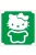 5x5 cm-es Csillámtetoválás sablon - Hello Kitty 146
