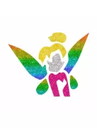 5x5 cm-es Csillámtetoválás sablon - Csingiling 154