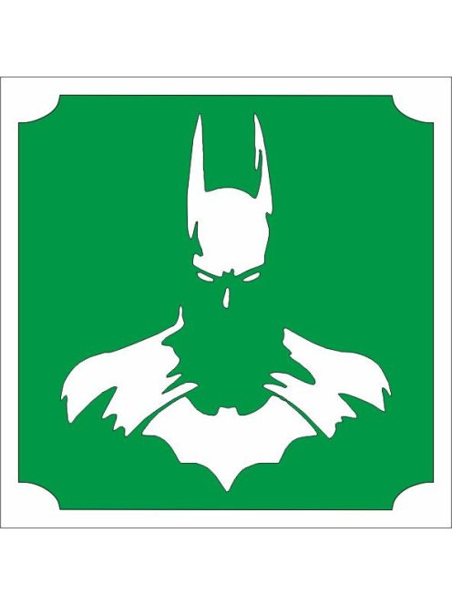 5x5 cm-es Csillámtetoválás sablon - Batman 158