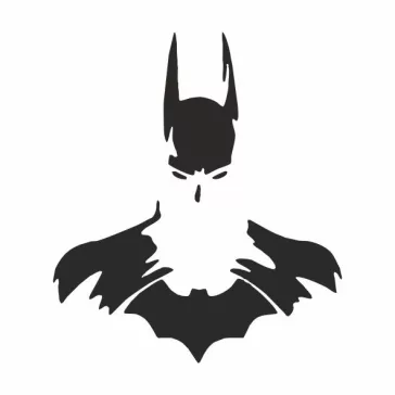 5x5 cm-es Csillámtetoválás sablon - Batman 158