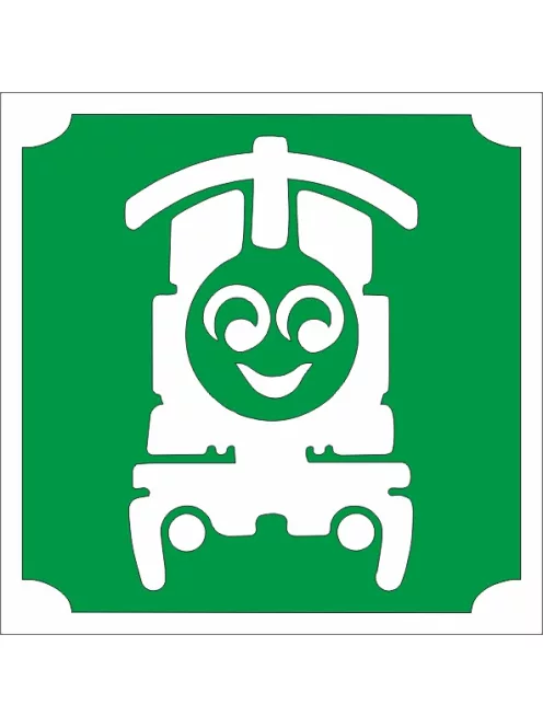 5x5 cm-es Csillámtetoválás  sablon - Thomas a gőzmozdony 160