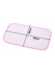 hőálló vasalóvédő háló kényes ruhák vasalásához 50x30 cm