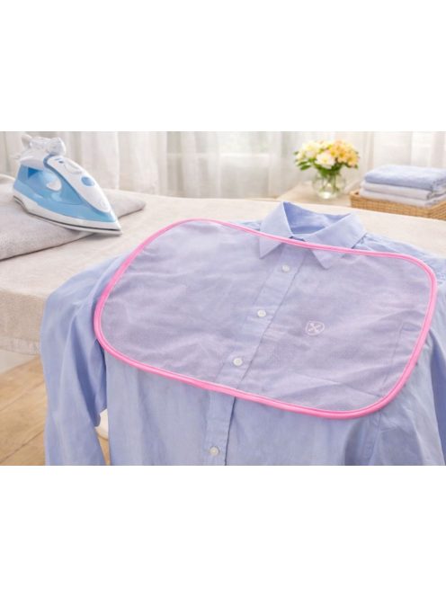 hőálló vasalóvédő háló kényes ruhák vasalásához 50x30 cm