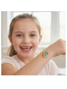 Unikornis csillámtetoválás sablon, öntapadós testfestő sablon gyerekeknek, kreatív unikornis minta csillámtetkóhoz