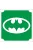 5x5 cm-es Csillám tetoválás sablon - Batman 169