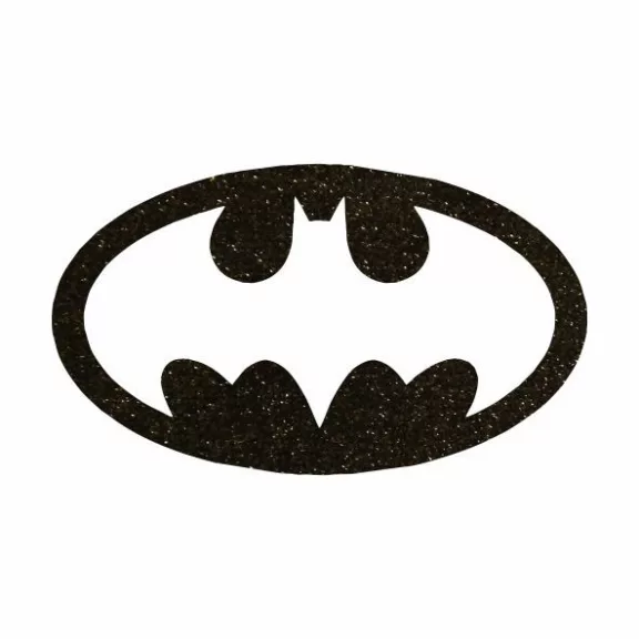 Batman mintás sablon csillámtetoválás és testfestés készítéséhez