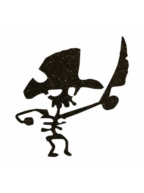 KiviArt Csillámtetoválás sablon - Csontváz kalóz minta,