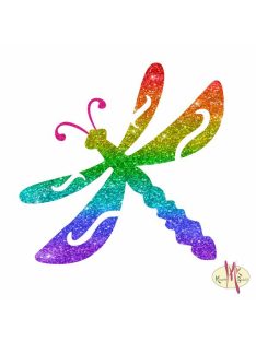 Csillámtetoválás sablon - Szitakötő