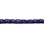Csipke 100% pamut 1 cm-es lila