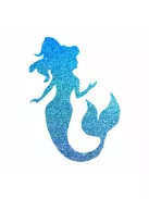 5x5 cm-es csillámtetoválás sablon - Hableány 175