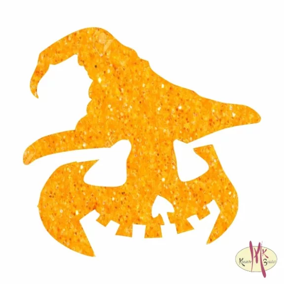 5x5 cm-es Csillámtetoválás sablon -Halloween tök 178