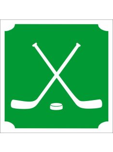 KiviArt 5x5 cm-es Csillámtetoválás sablon -  jégkorong minta.