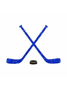 KiviArt 5x5 cm-es Csillámtetoválás sablon -  jégkorong minta.