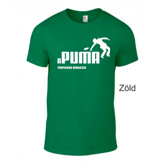 Póló - Apuma férfiasan bebaszik