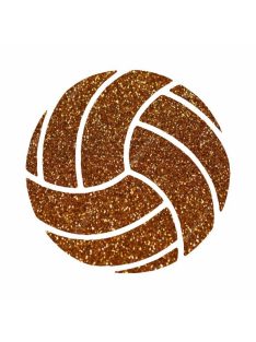   KiviArt 5x5 cm-es Csillámtetoválás sablon -  Röplabda labda 191