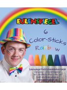 Eulenspiegel 6 színű arcfesték color sticks - Rainbow