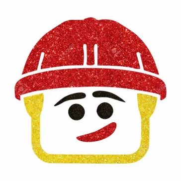5x5 cm-es Csillámtetoválás sablon - Lego munkás 200