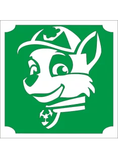   5x5 cm-es Csillámtetoválás sablon - Mancs őrjárat, Rocky 204