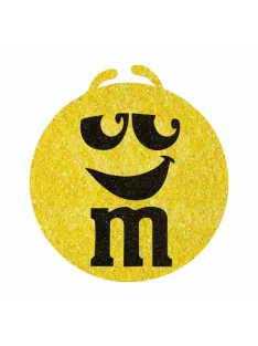 5x5 cm-es Csillámtetoválás sablon - m&m's 209