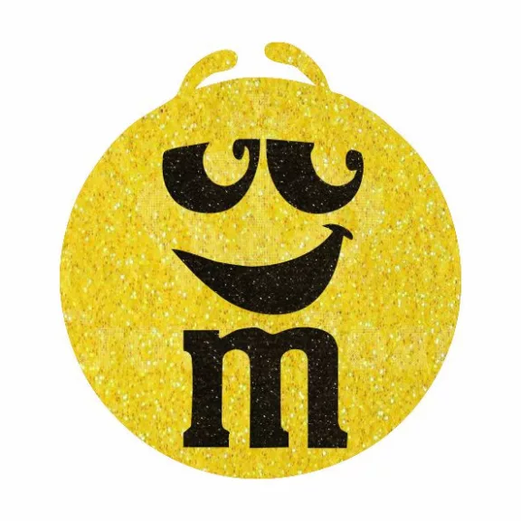 5x5 cm-es Csillámtetoválás sablon - m&m's 209