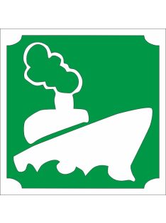 KiviArt 5x5 cm-es csillámtetoválás sablon -  Hajó minta.