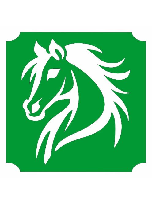 KiviArt ló csillámtetoválás sablon – öntapadós háromrétegű festősablon