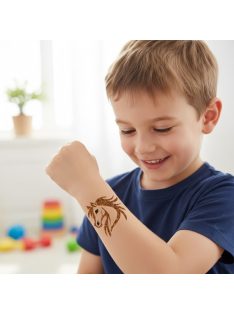 KiviArt ló csillámtetoválás sablon – öntapadós háromrétegű festősablon