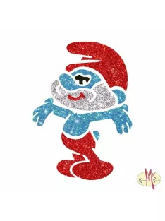 5x5 cm-es Csillámtetoválás sablon - Törpapa 221