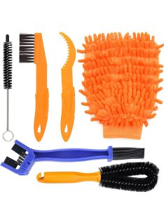   Kerékpár, Robogó Tisztító és Ápoló Készlet 7 az 1-ben