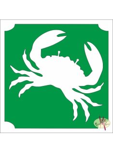 Mk Body Deco 5x5 cm-es Csillámtetoválás sablon - Rák 229