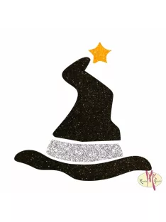   5x5 cm-es Csillámtetoválás sablon -Harry Potter süveg 233