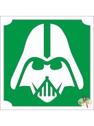 5x5 cm-es Csillámtetoválás sablon - Darth Vader 236