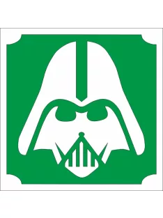 5x5 cm-es Csillámtetoválás sablon - Darth Vader 236
