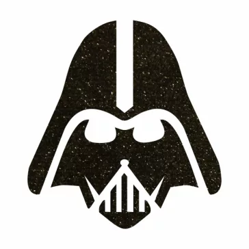 5x5 cm-es Csillámtetoválás sablon - Darth Vader 236