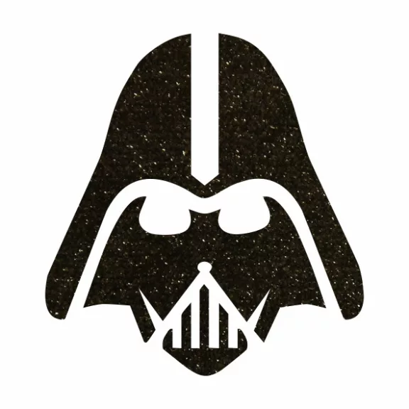 5x5 cm-es Csillámtetoválás sablon - Darth Vader 236