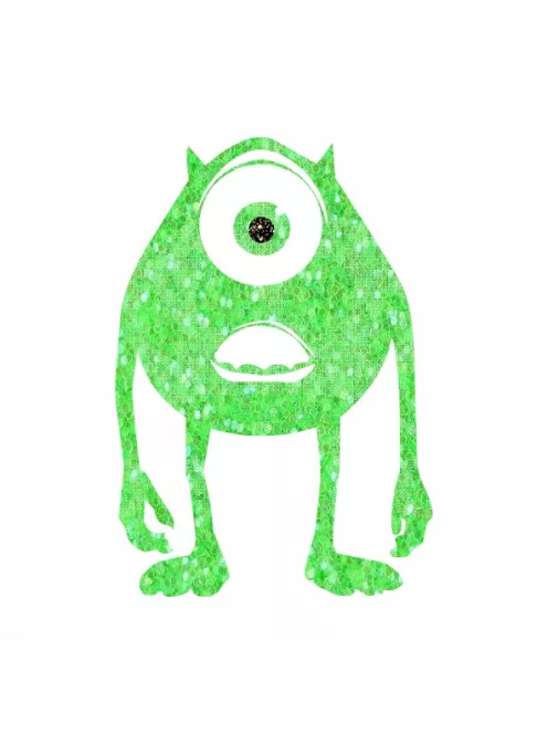 5x5 cm-es Csillámtetoválás sablon -  Szörny Rt. 237