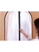 Ruha védő huzat 60x100 cm méretben, cipzárral és átlátszó