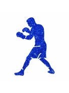 KiviArt 5x5 cm-es Csillámtetoválás sablon -  Boxoló minta.