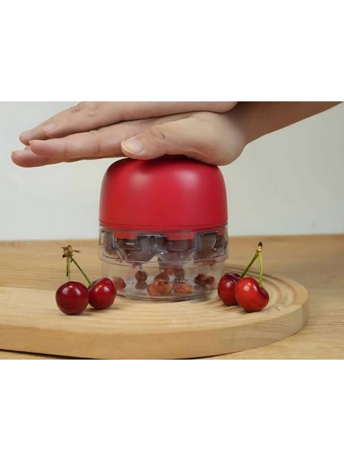 8 szemes cseresznye és meggy magozó készülék átlátszó magtartállyal