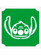 Stitch Csillámtetoválás sablon és matrica – Kreatív testfestés csillámporral