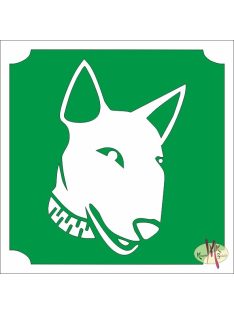 5x5 cm-es Csillámtetoválás sablon - Bullterrier 253