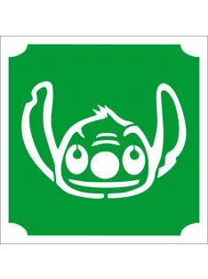 Stitch Csillámtetoválás sablon és matrica – Kreatív testfestés csillámporral