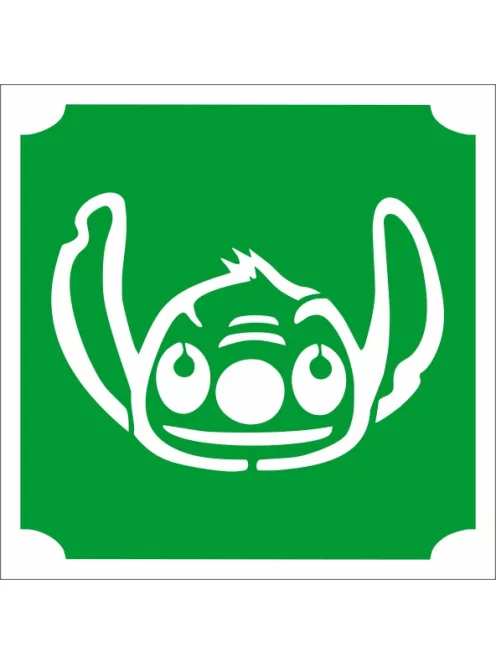 Stitch Csillámtetoválás sablon és matrica – Kreatív testfestés csillámporral