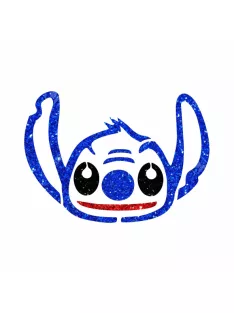 Stitch Csillámtetoválás sablon és matrica – Kreatív testfestés csillámporral