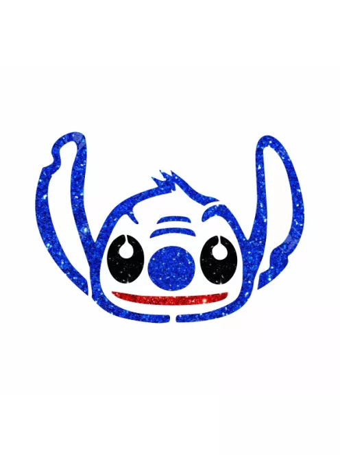 Stitch Csillámtetoválás sablon és matrica – Kreatív testfestés csillámporral