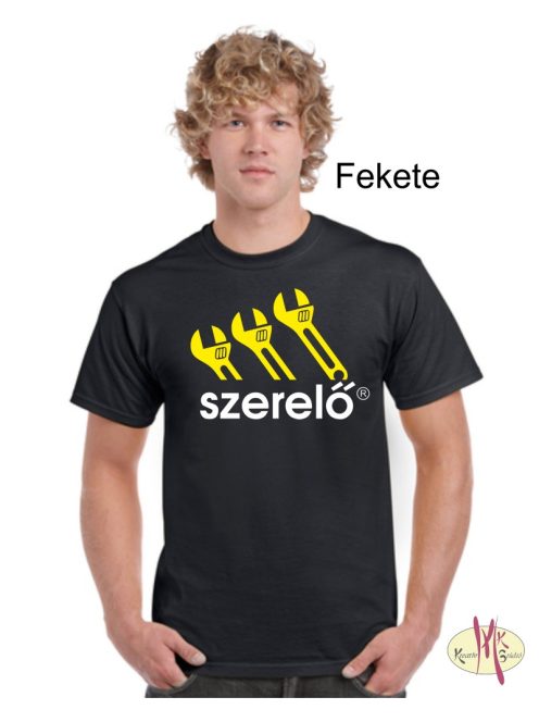 Kereknyakú Póló - Szerelő